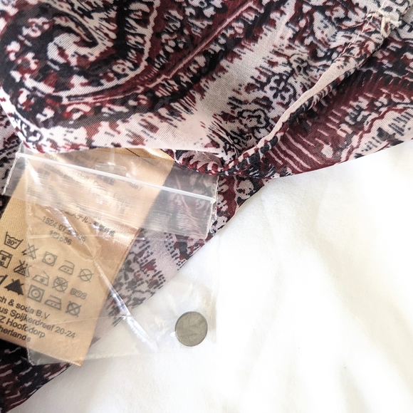 Maison Scotch by Scotch & Soda wanderlust boho blouse. Size 1 small. NWOT - Picture 5 of 6